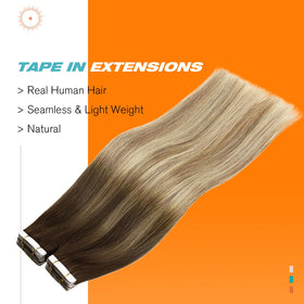 Sunny Hair Tape in Extensions 14 Inch packaging