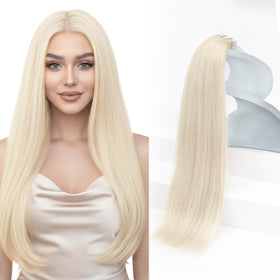 Sunny Hair Tape in Extensions 20Pcs blonde front view