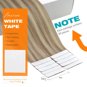 Sunny Hair Tape in Extensions displayed with packaging