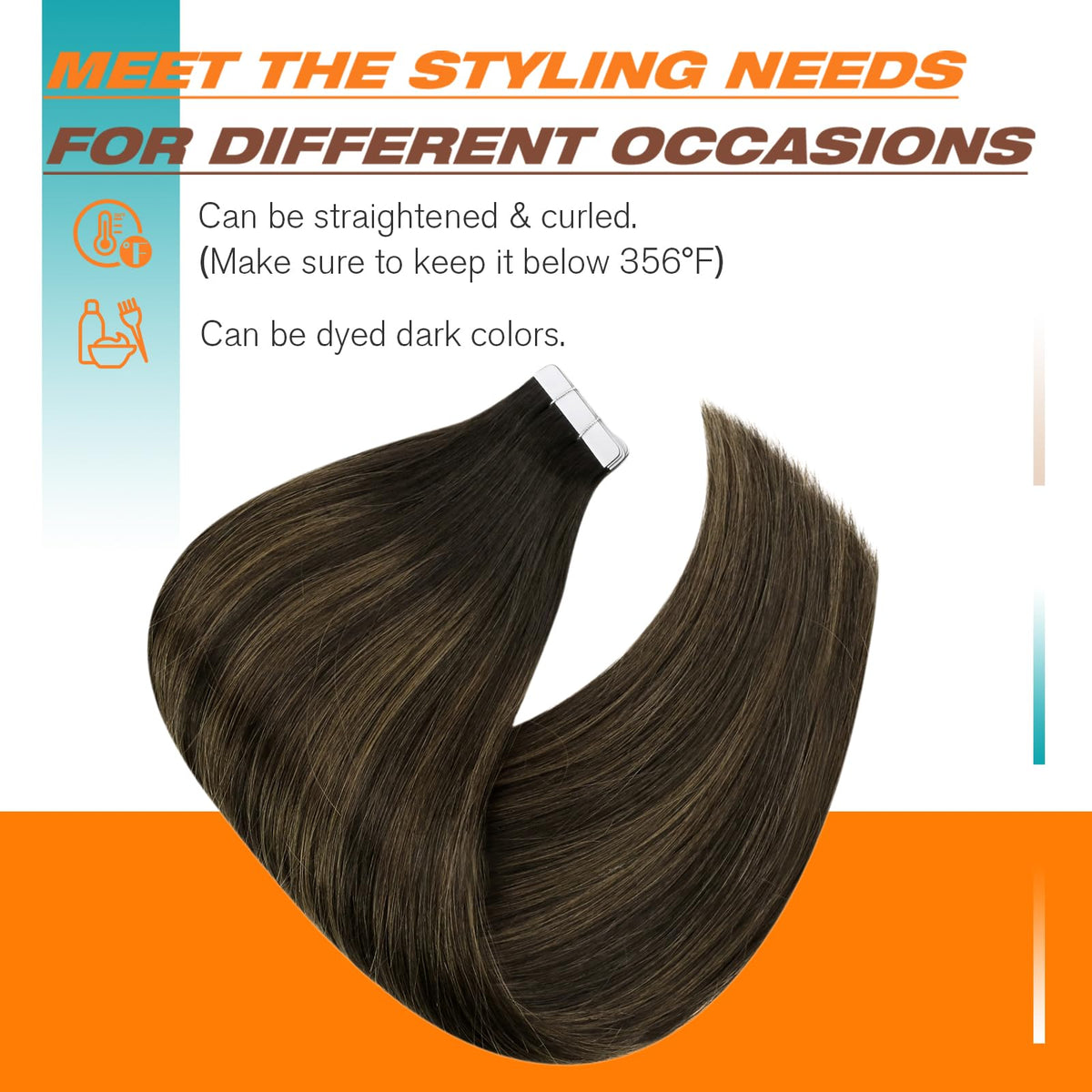 Sunny Hair Tape in Extensions displayed with replacement tapes