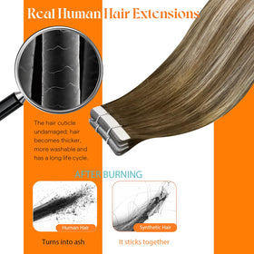 Sunny Hair Tape in Extensions in a salon environment