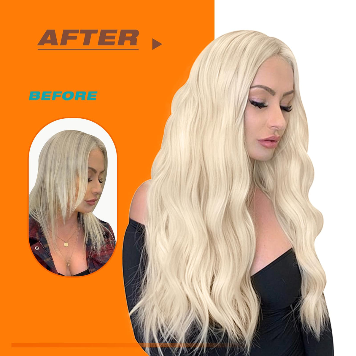 Sunny Hair Tape in Extensions installation process