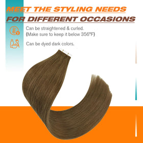 Sunny Hair Tape in Extensions Light Brown packaging