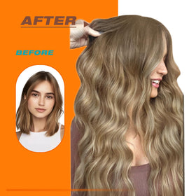 Sunny Hair Tape in Extensions with replacement tape strips