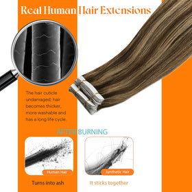 Sunny Hair Tape in Hair Extensions 24 Inch with styling tools