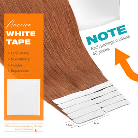 Sunny Hair Tape in Hair Extensions Copper Orange packaging