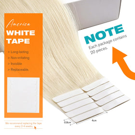 Sunny Hair Tape in Hair Extensions displayed with packaging