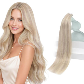 Sunny Hair Tape in Hair Extensions front view, 85g