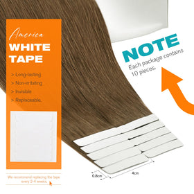Sunny Hair Tape in Hair Extensions Light Brown packaging