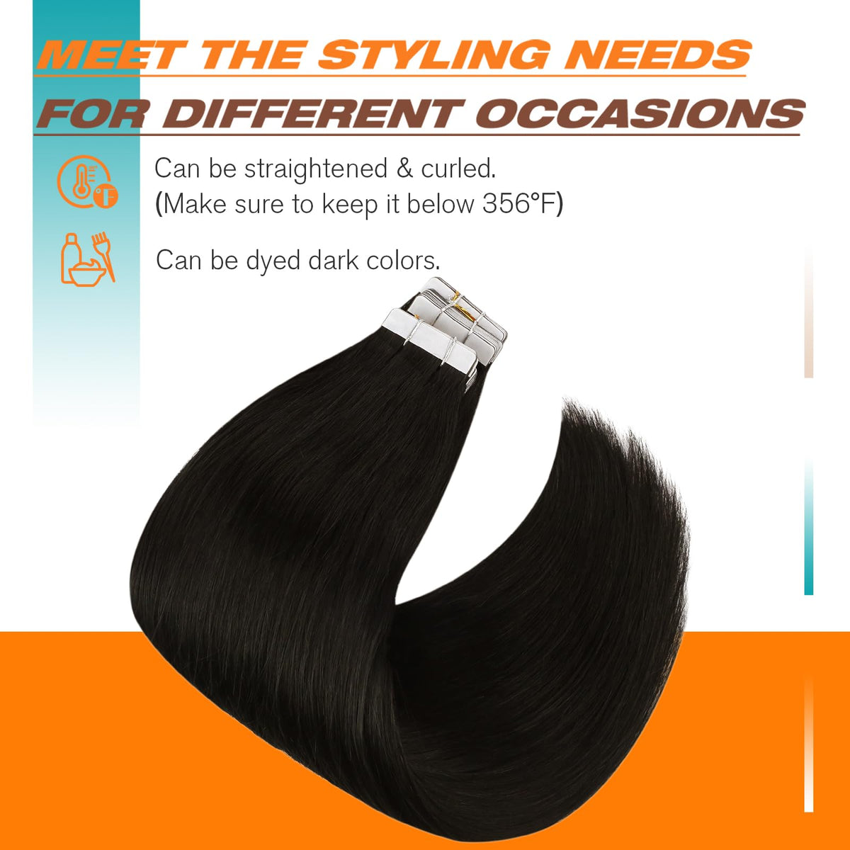 Sunny Hair Tape in Hair Extensions packaging