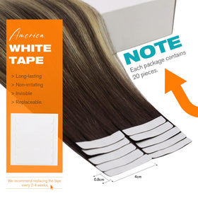 Sunny Hair Tape in Hair Extensions packaging and contents