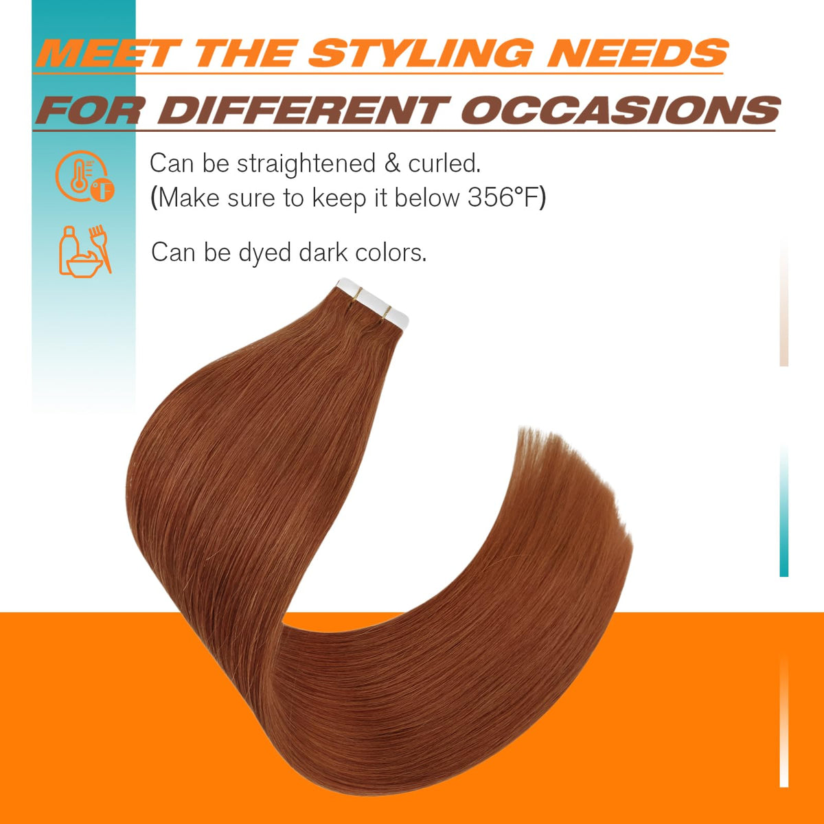 Sunny Hair Tape in Hair Extensions packaging with replacement strips