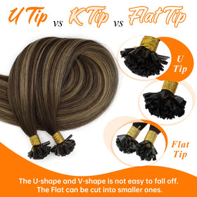 Sunny Hair U Tip extensions in a casual hairstyle