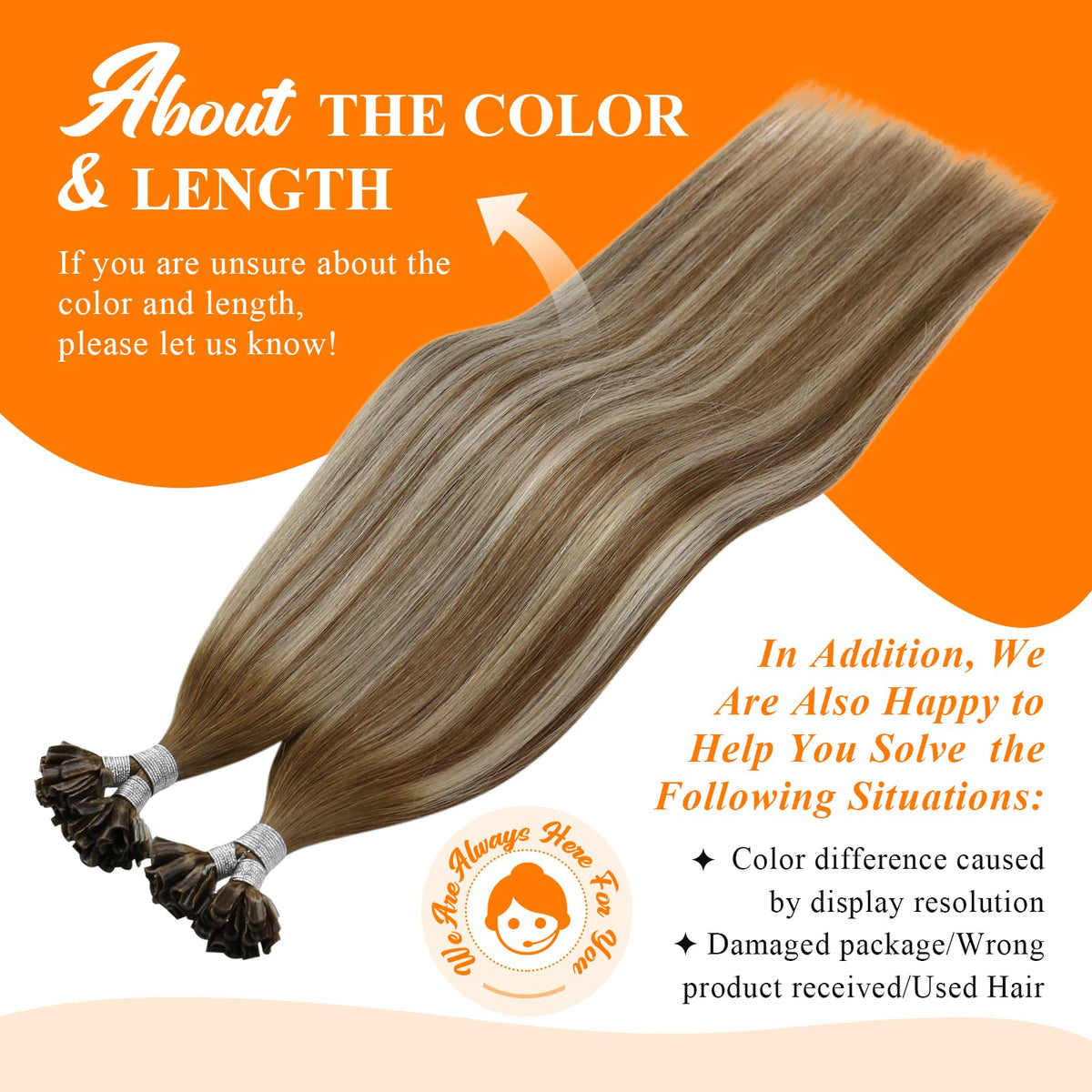 Sunny Hair U Tip extensions in packaging