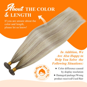 Sunny Hair U Tip Hair Extensions displayed on a flat surface