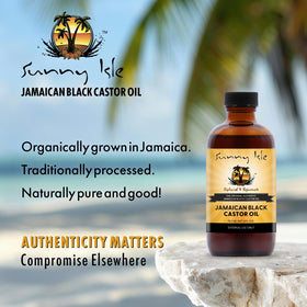 Sunny Isle Jamaican Black Castor Oil on skin