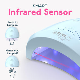 SUNUV Nail Dryer with adjustable timer settings