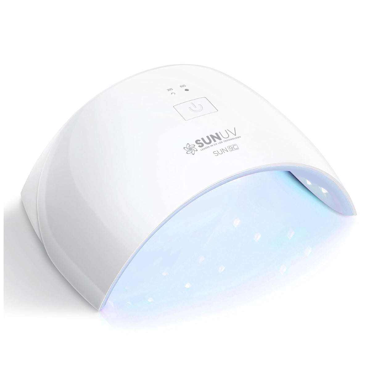 SUNUV SUN9C UV LED Nail Lamp front view in blue