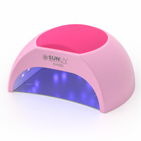 SUNUV UV LED Nail Lamp front view in pink