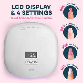 SUNUV UV LED Nail Lamp side view
