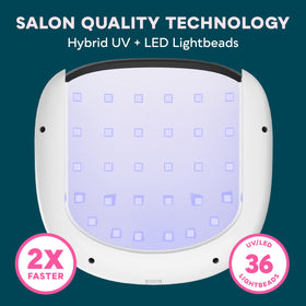 SUNUV UV LED Nail Lamp side view showing sleek design