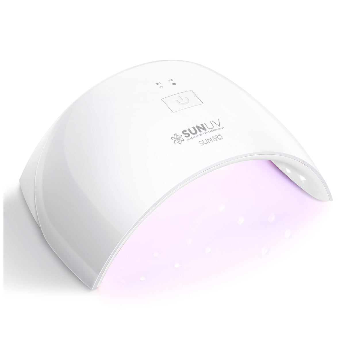SUNUV UV LED Nail Lamp SUN9C White front view