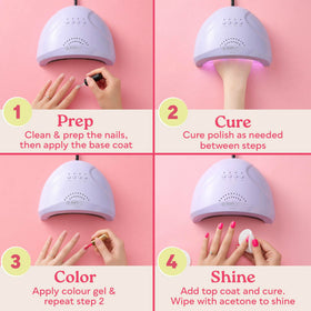 SUNUV UV LED Nail Lamp user manual and instructions