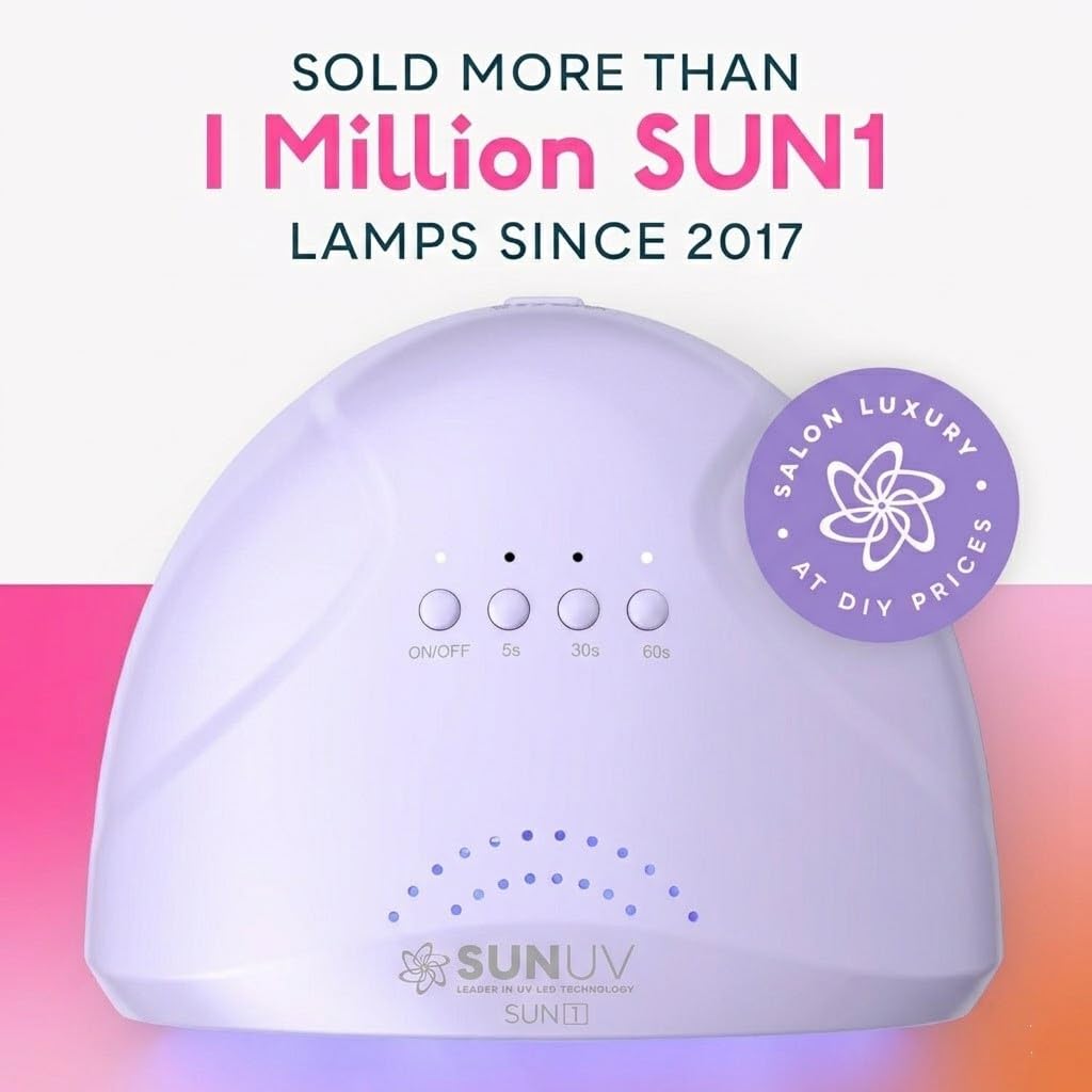 SUNUV UV LED Nail Lamp with power adapter