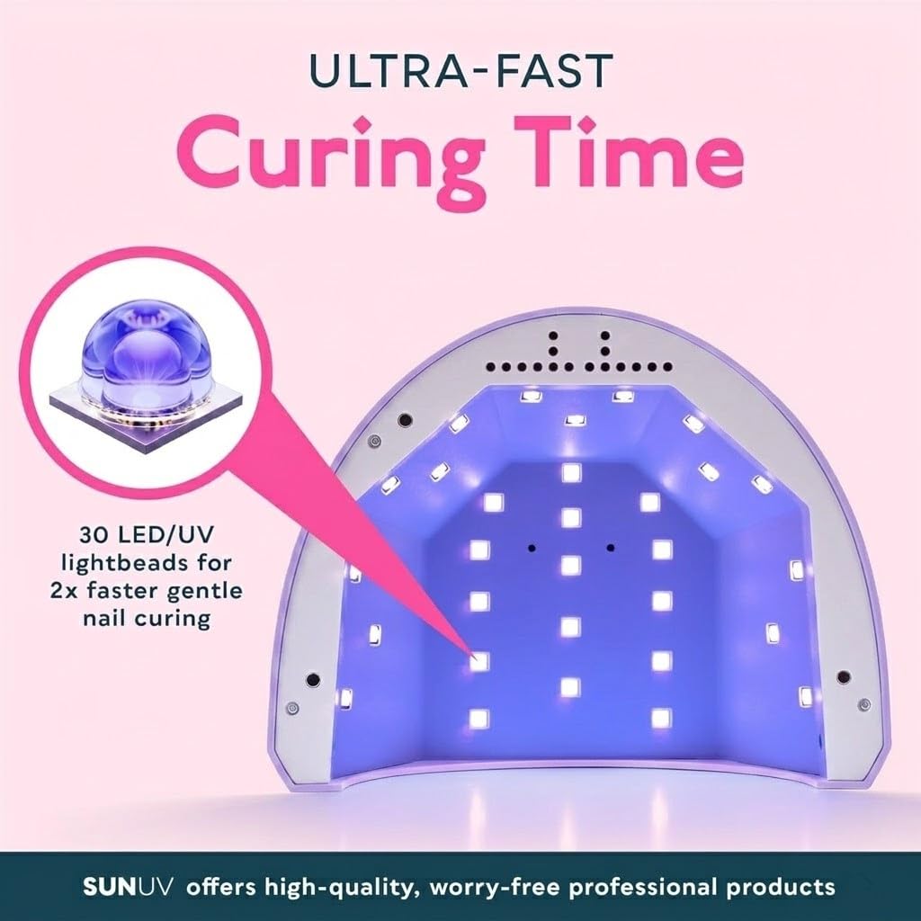 SUNUV UV LED Nail Lamp with removable base