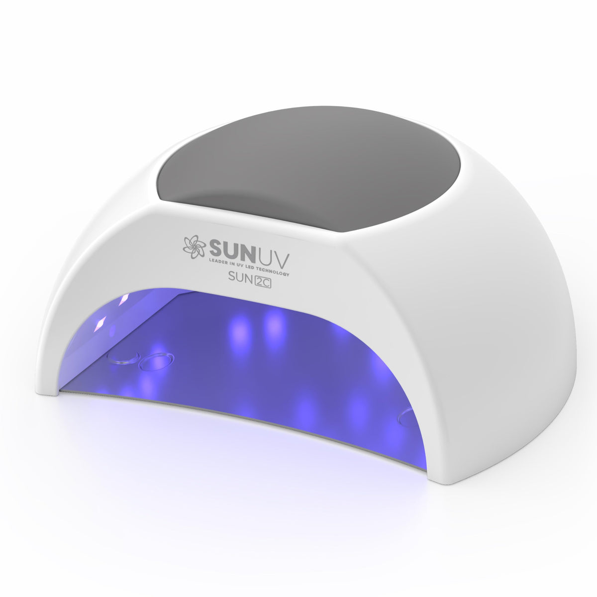 SUNUV UV Light for Gel Nails grey model front view