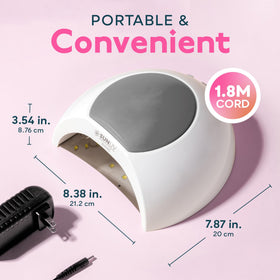 SUNUV UV Light for Gel Nails in use during manicure