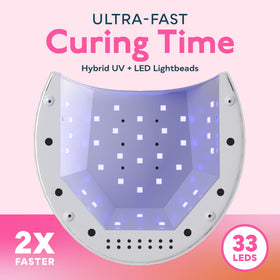 SUNUV UV Light for Gel Nails side view with power button