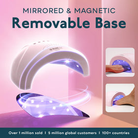 SUNUV UV Light for Gel Nails SUNONE Pink in use