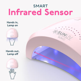 SUNUV UV Light for Gel Nails SUNONE Pink removable base