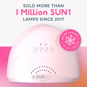 SUNUV UV Light for Gel Nails SUNONE Pink side view
