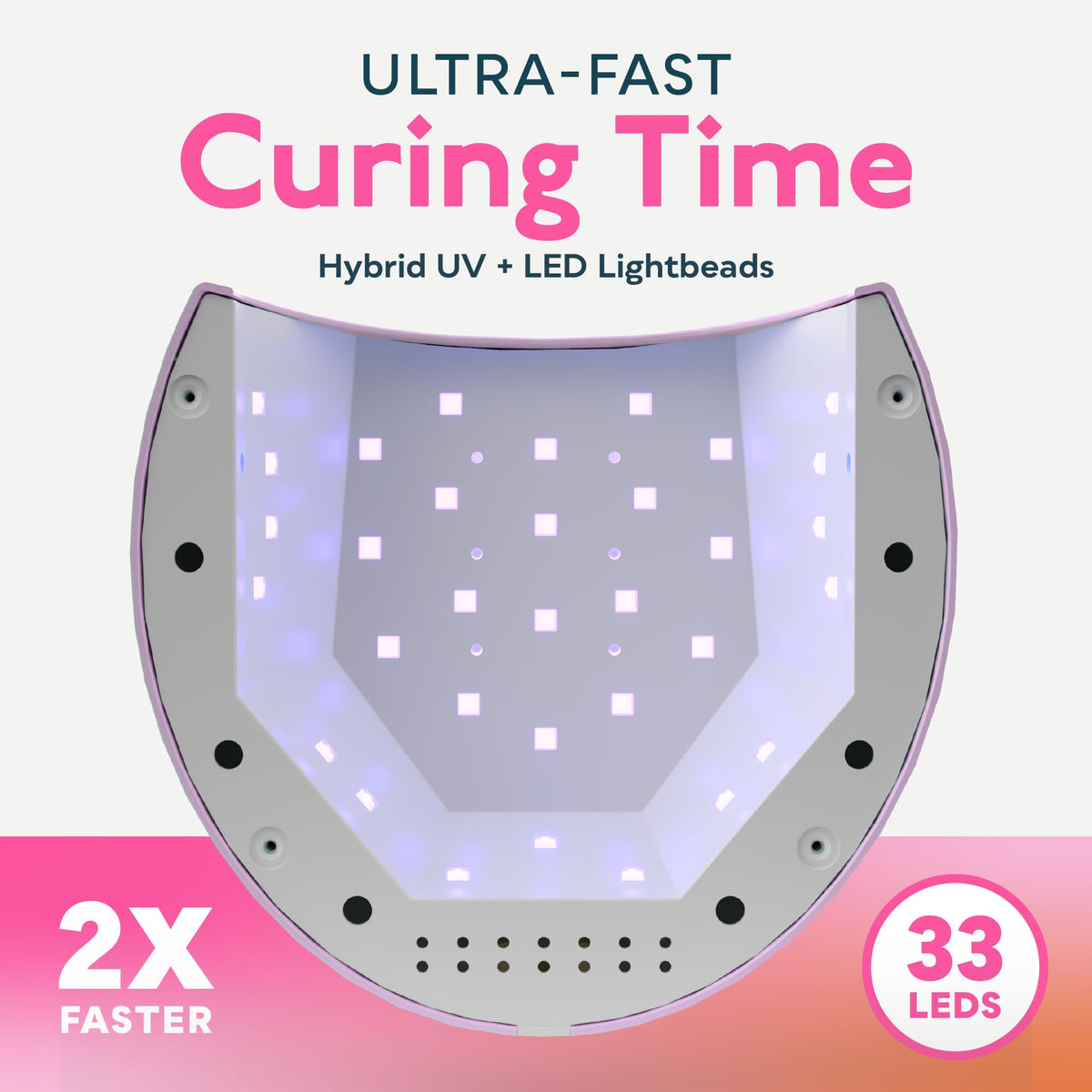 SUNUV UV Light Nail Dryer with removable bottom for easy cleaning