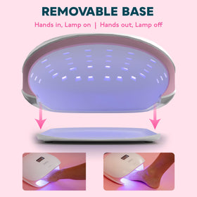 SUNUV UV Nail Lamp with various gel polishes