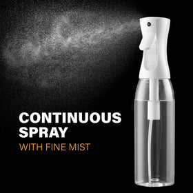 SUPER+ Continuous Spray Bottle for Hair ergonomic design close-up