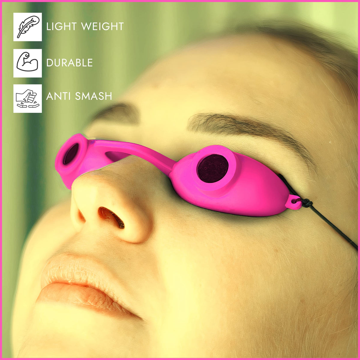 Super Sunnies Tanning Bed Goggles flexible eyecups