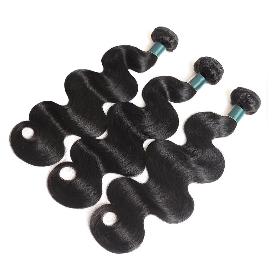 Superfect 12A Body Wave Human Hair Bundles natural black colour