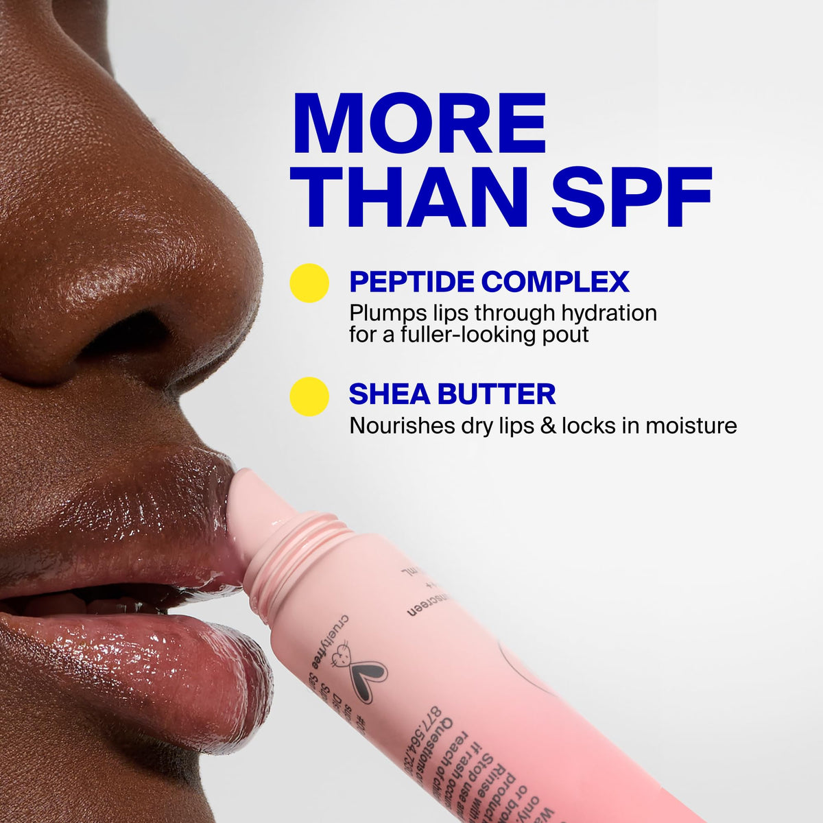 Supergoop! Glow Gloss SPF 40 Lip Balm Strawberry Spritz open cap