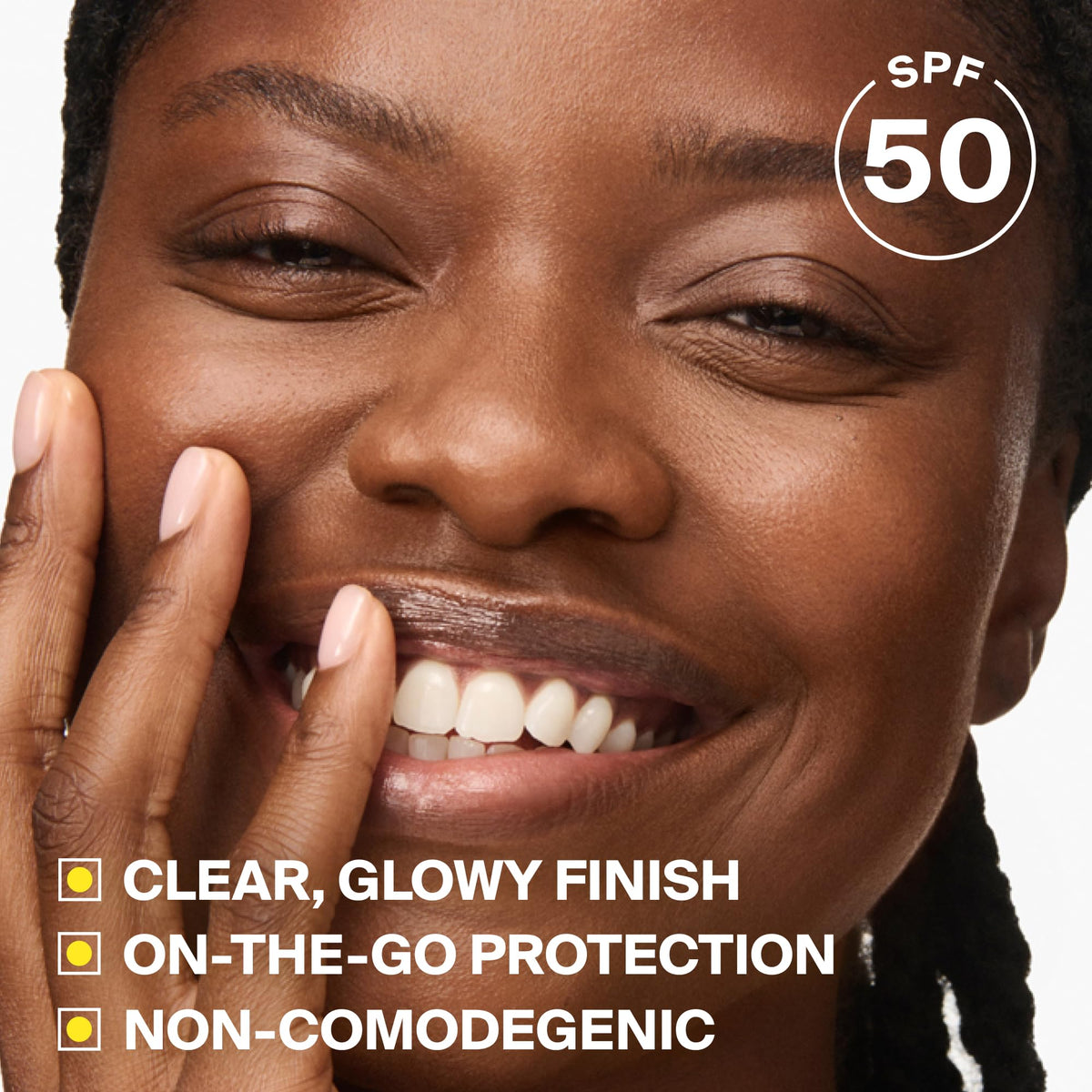 Supergoop! Glow Stick SPF 50 applied on skin