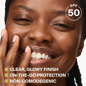 Supergoop! Glow Stick SPF 50 applied on skin