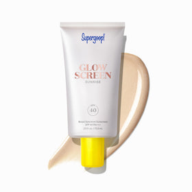Supergoop! Glowscreen SPF 40 front view with pearlescent finish