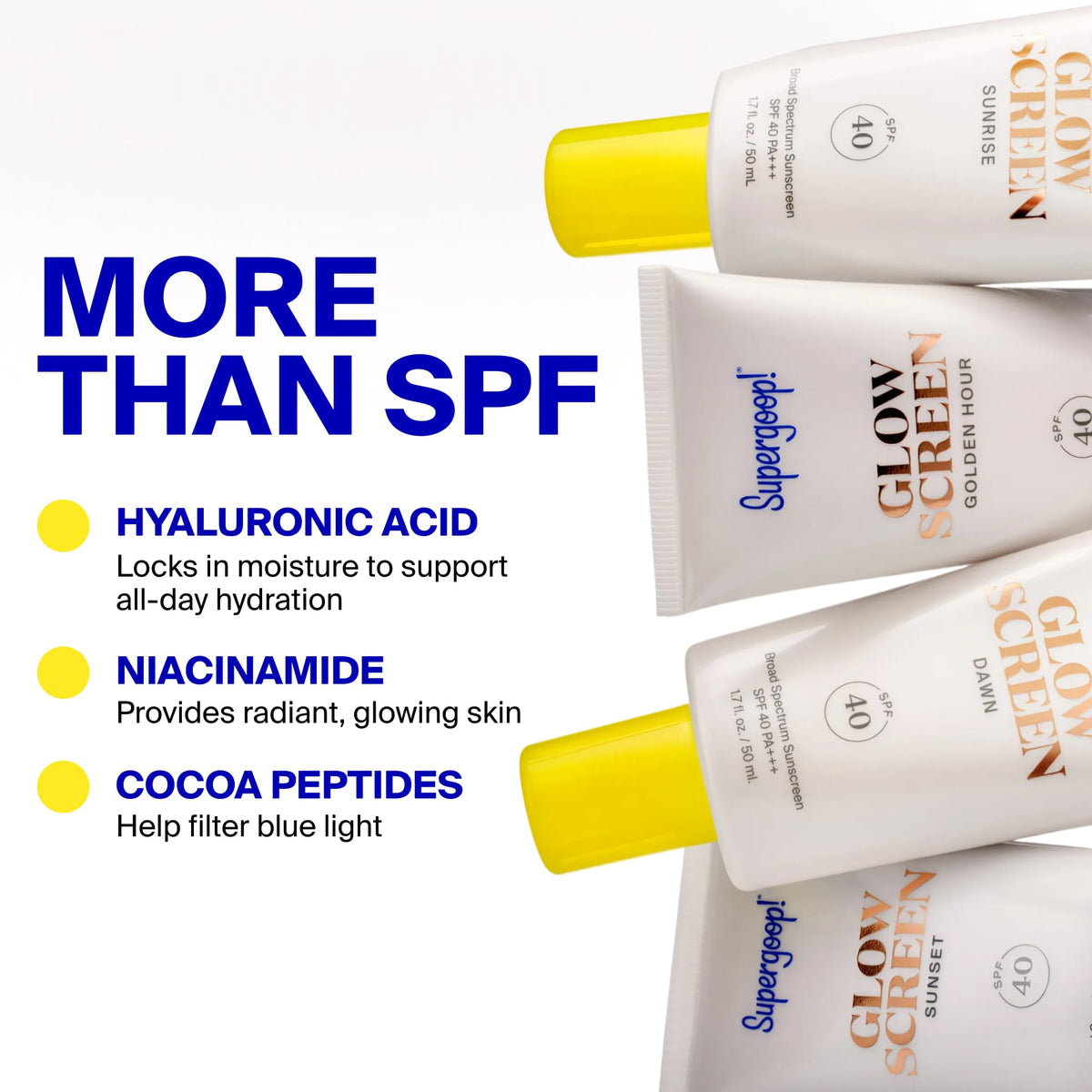 Supergoop! Glowscreen SPF 40 in lifestyle setting