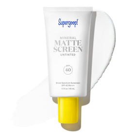 Supergoop! Mineral Mattescreen SPF 40 front view packaging