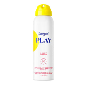 Supergoop! PLAY Antioxidant Body Mist SPF 50 bottle front view