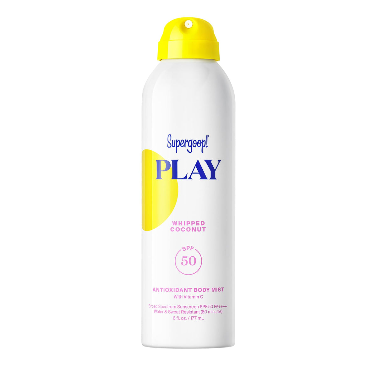 Supergoop! PLAY Antioxidant Body Mist SPF 50 front view