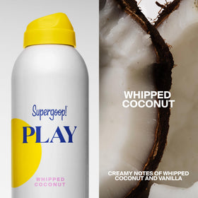 Supergoop! PLAY Antioxidant Body Mist SPF 50 in use outdoors