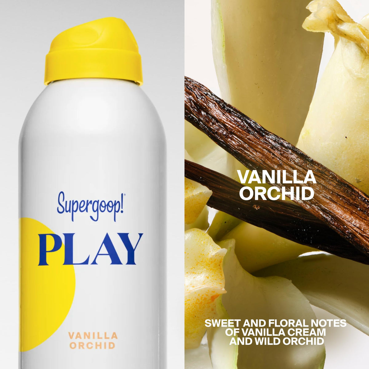 Supergoop! PLAY Antioxidant Body Mist SPF 50 on beach towel